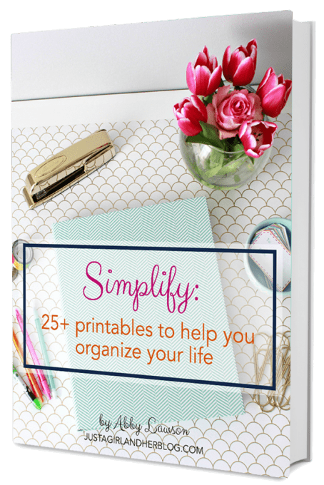 Organizing My Week | Just a Girl and Her Blog for A Prudent Life